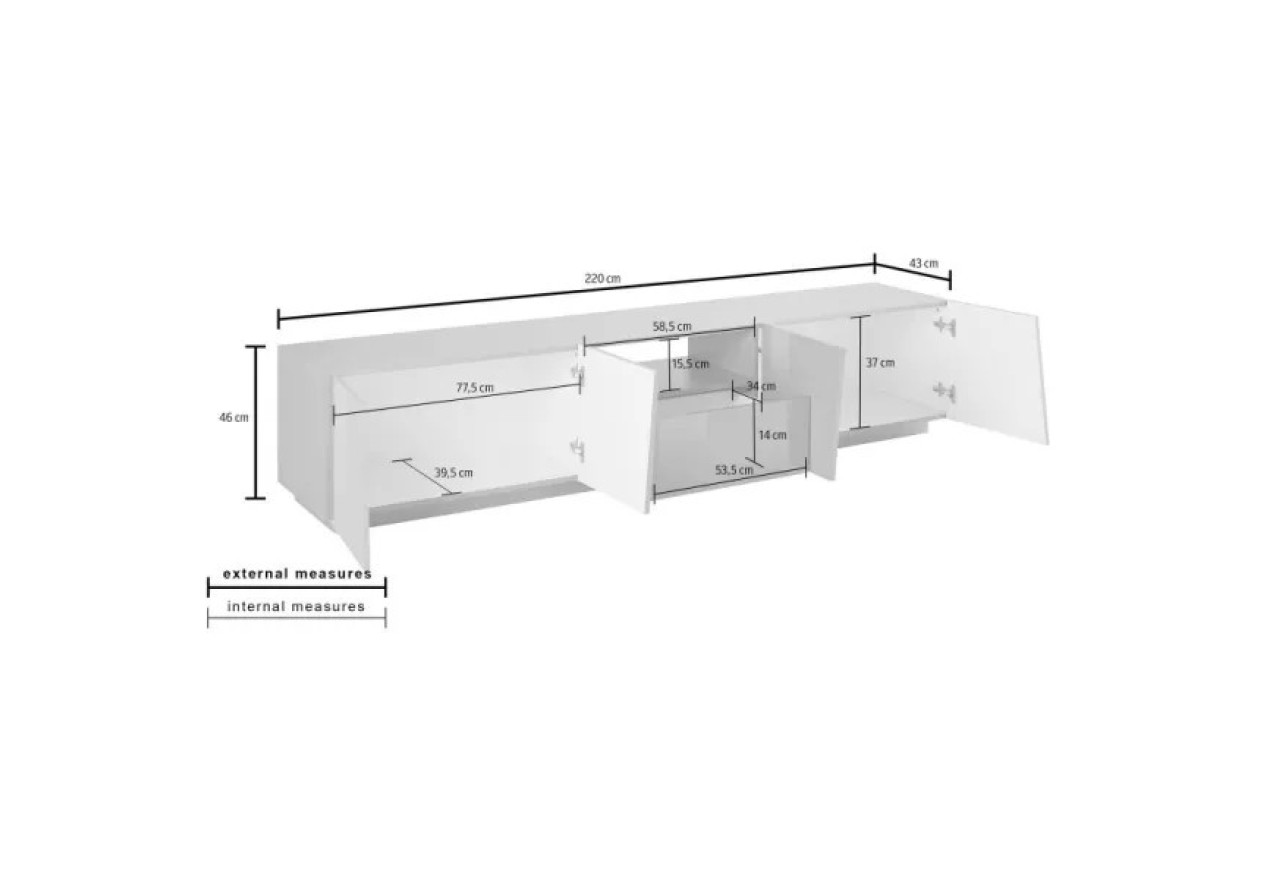  TV Lowboard Lizza