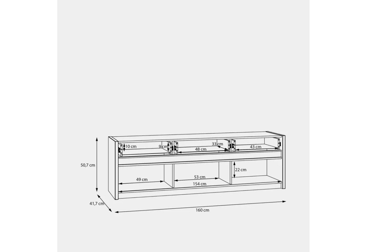  TV Lowboard Skver