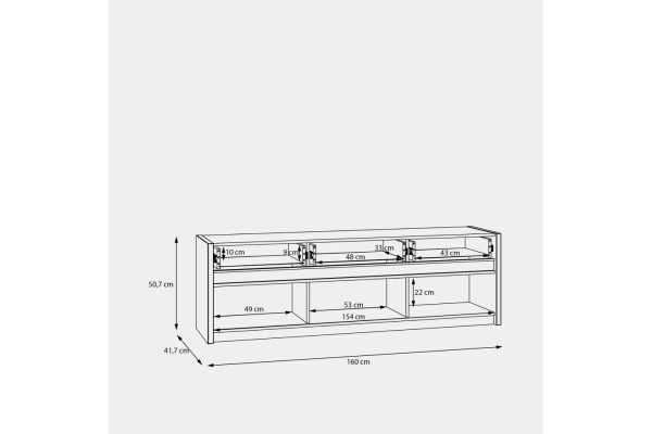  TV Lowboard Skver