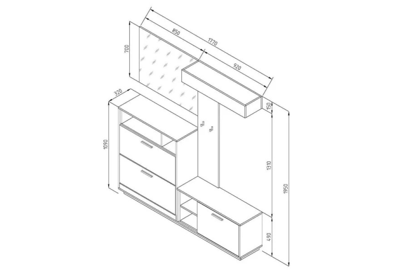 Garderobe Heidi