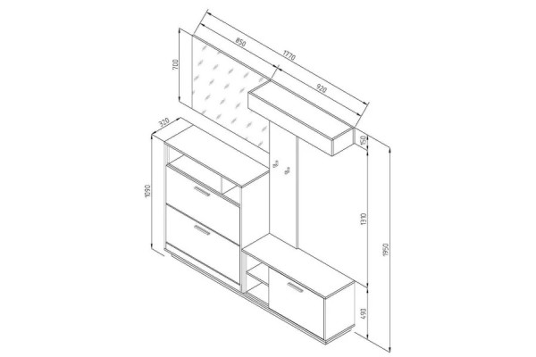 Garderobe Heidi