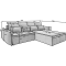 Ecksofa Lopez  R