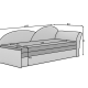 Bett Chind R (180x150) Ab Lager