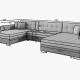 Ecksofa Grande-U / An Lager Ecksofa Grande-U / An Lager