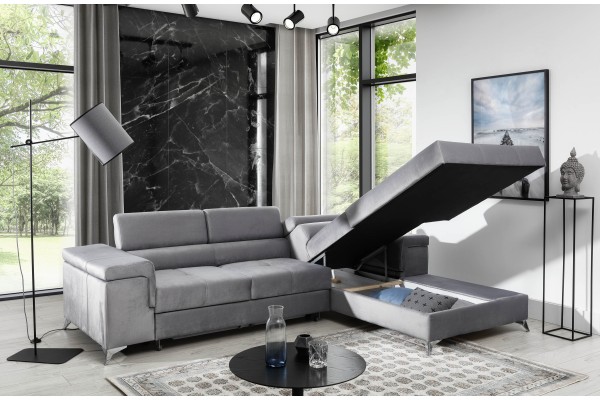 Ecksofa Lucca R / An Lager