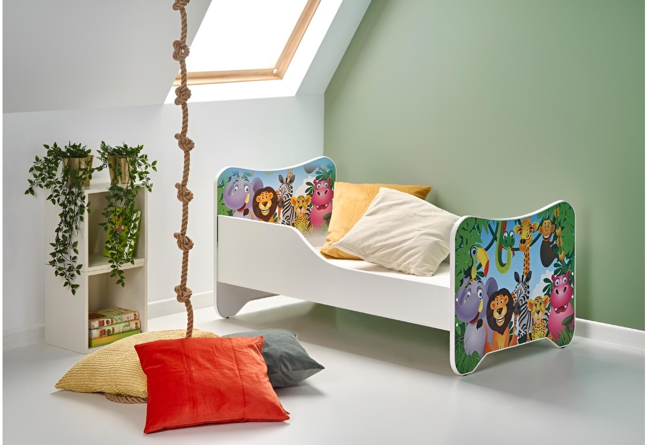 Bett Happy Jungle (70x140)