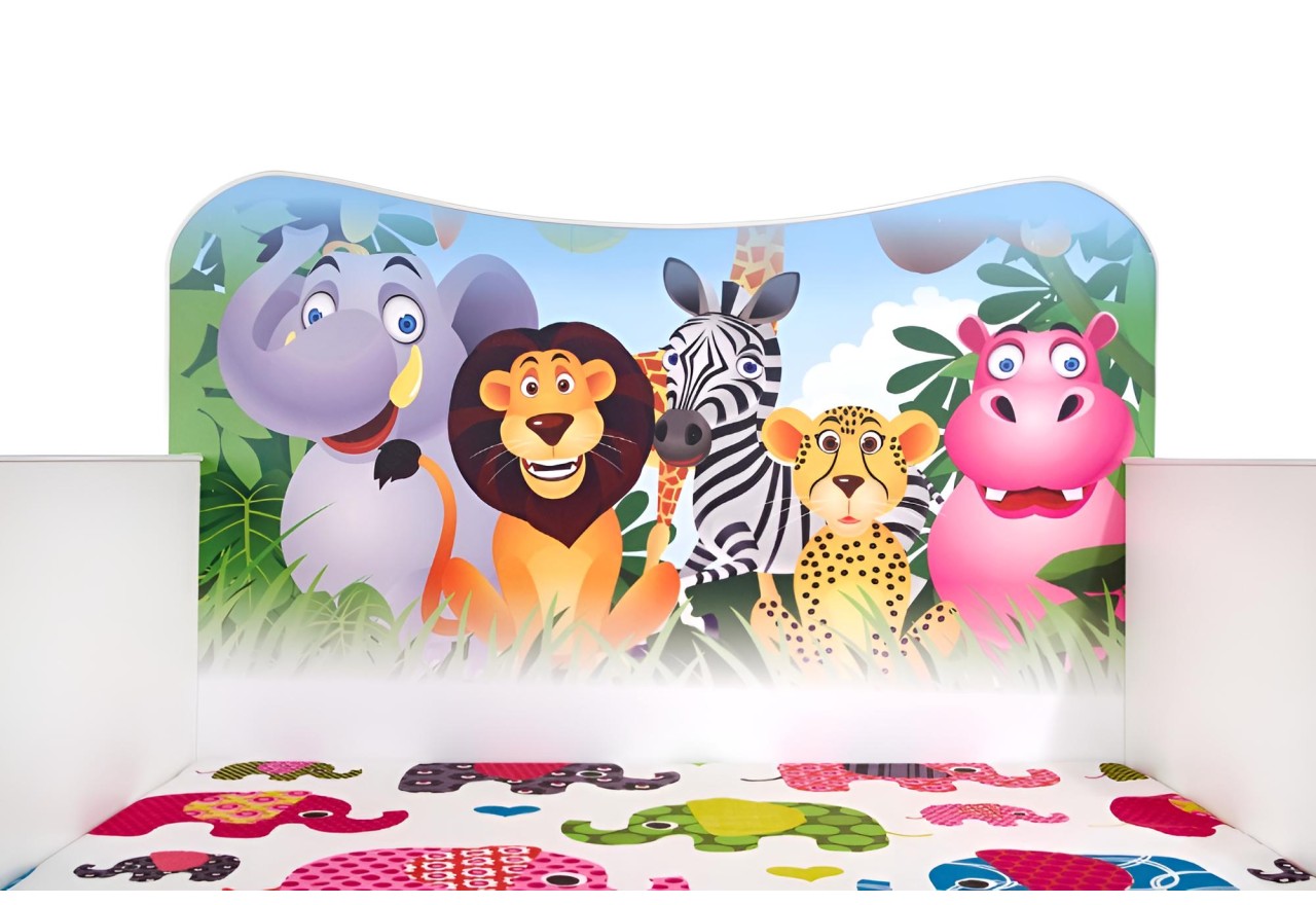 Bett Happy Jungle (70x140)