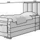 Boxspringbett Theo-XS (90x200)