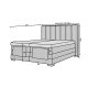 Boxspringbett Theo-EL (180x200)