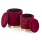 Pouf Set Polly