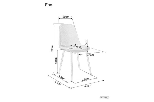 Stuhl Fox B