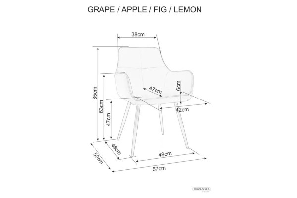 Stuhl Lemon 