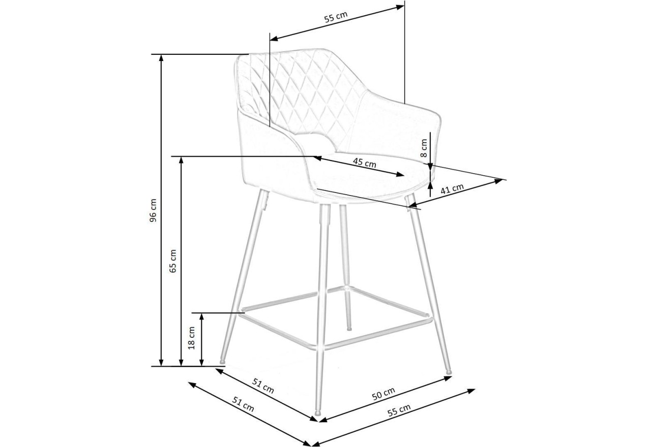 Barstuhl H107 