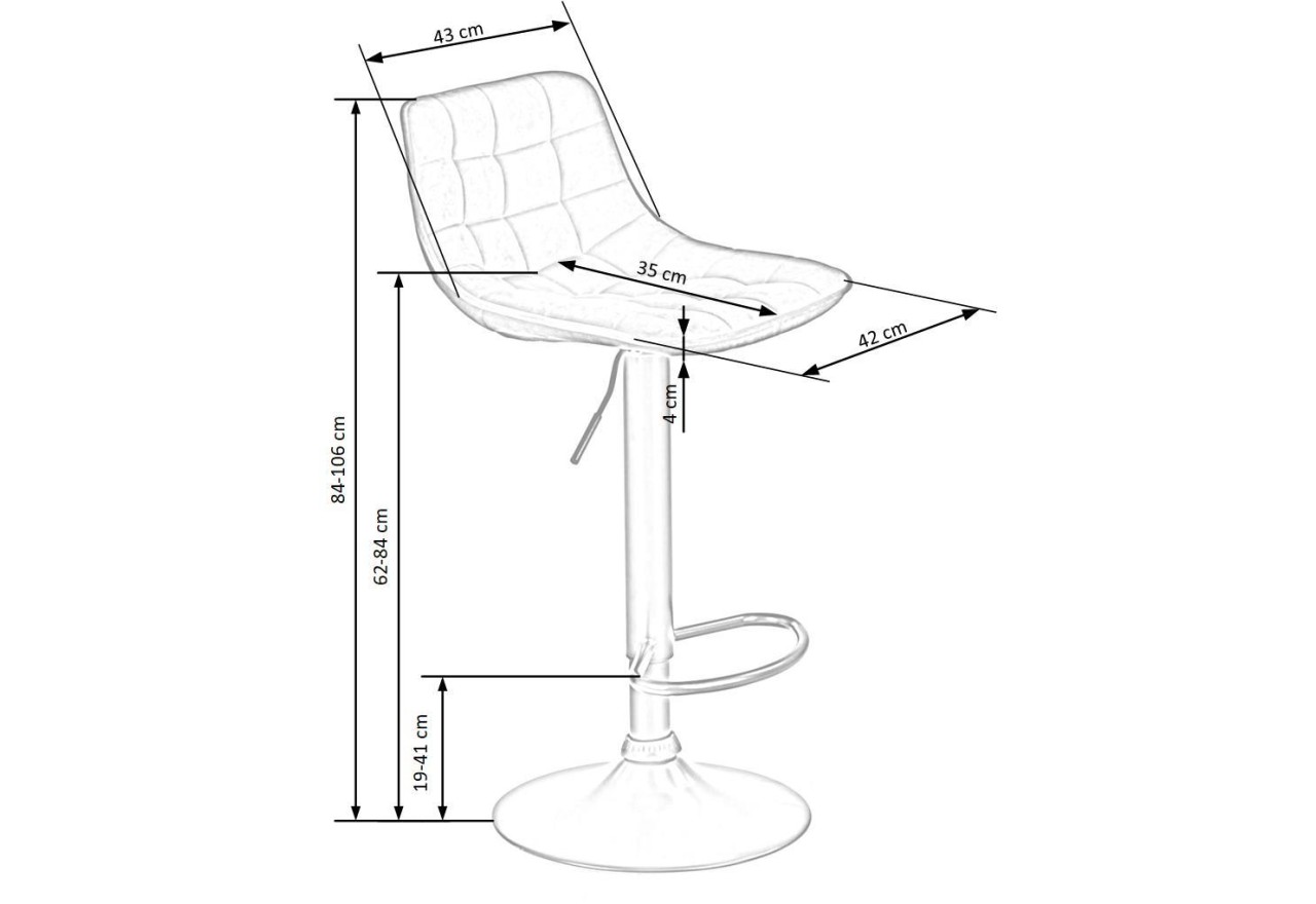 Barstuhl H95 