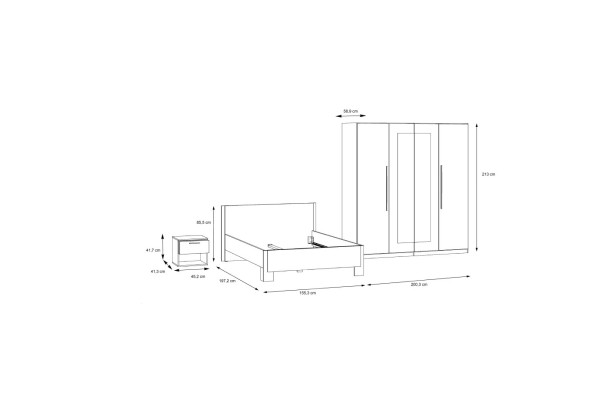 Schlafzimmer Set Adria