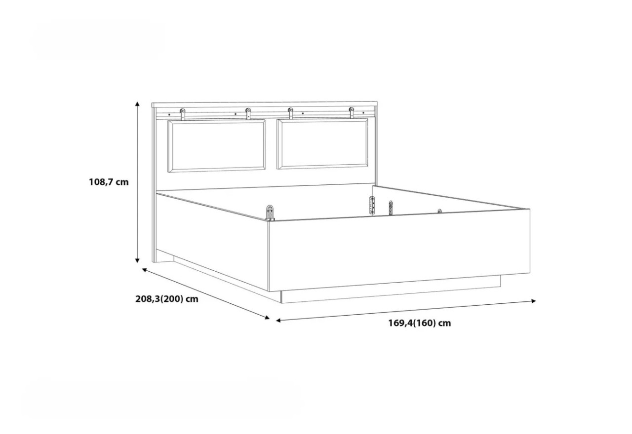 Bett Kasimiro M (160x200)