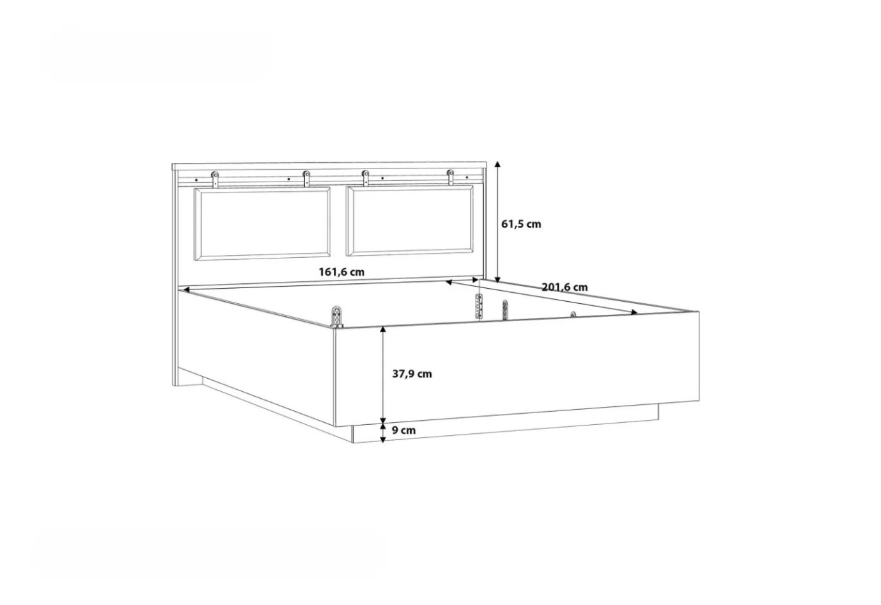 Bett Kasimiro M (160x200)