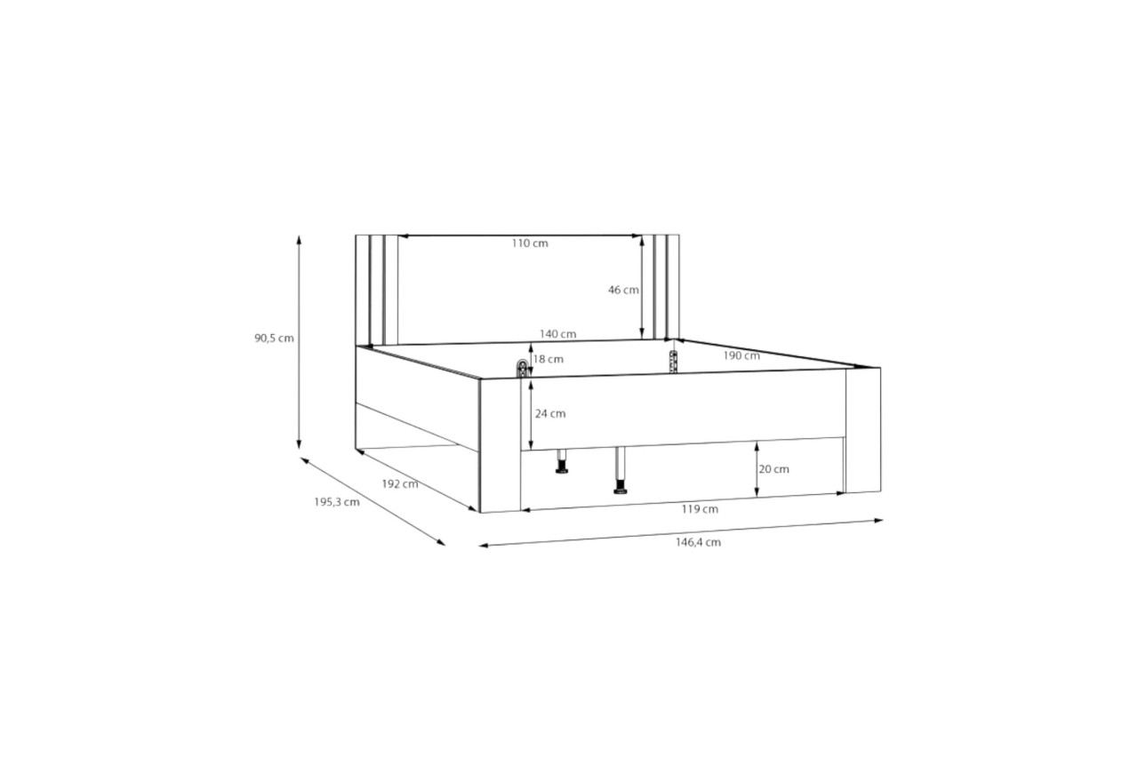 Bett Vakatipu S (140x190)