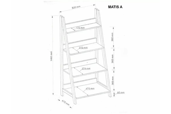 Bücherregal Matis