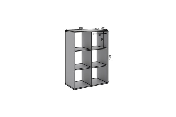 Bücherregal Tenti Lux