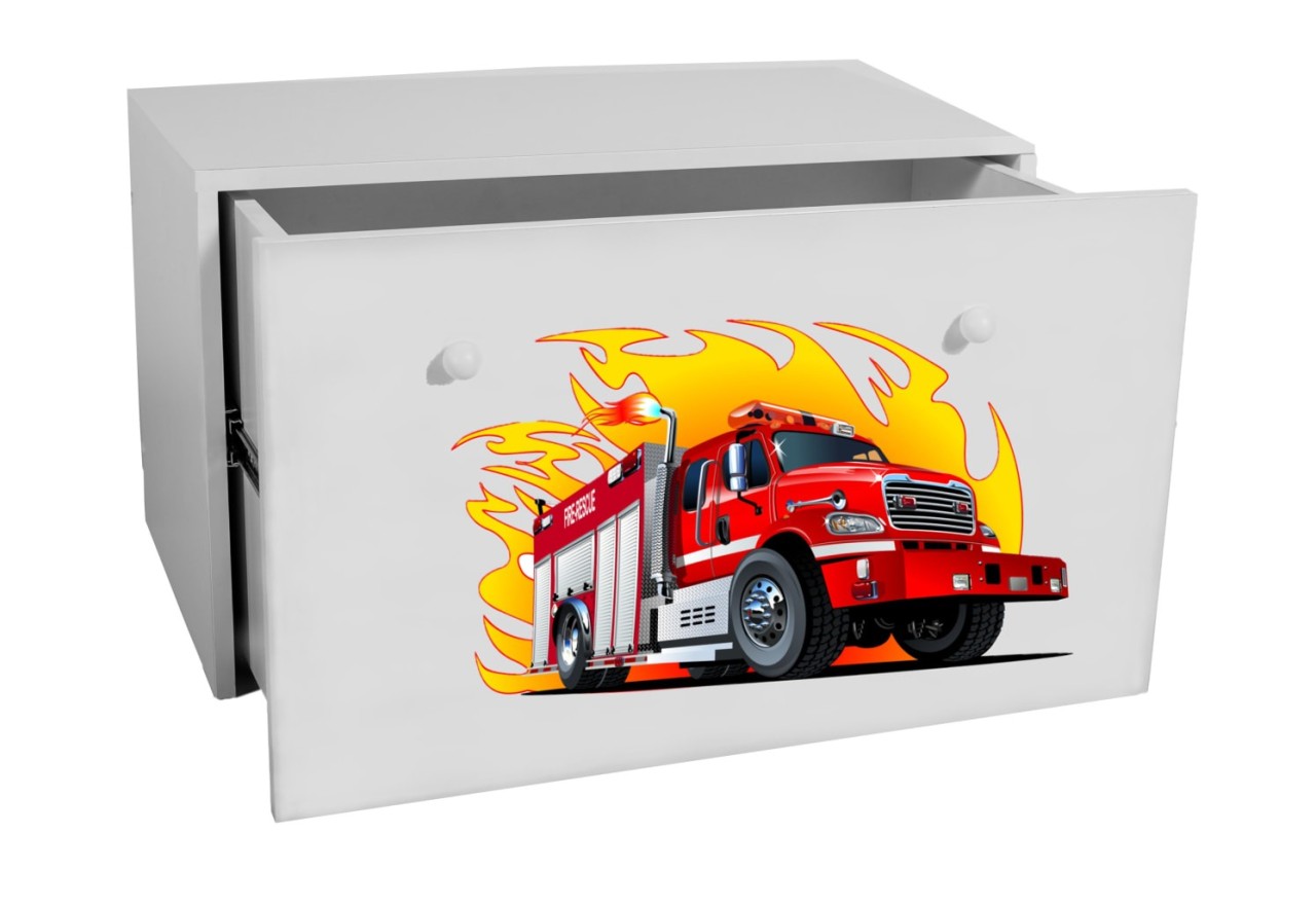 Spielzeugkiste Inza Fire Truck Spielzeugkiste Inza Fire Truck