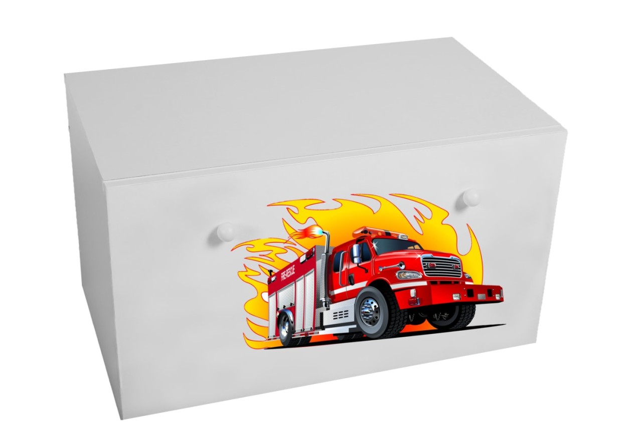Spielzeugkiste Inza Fire Truck Spielzeugkiste Inza Fire Truck