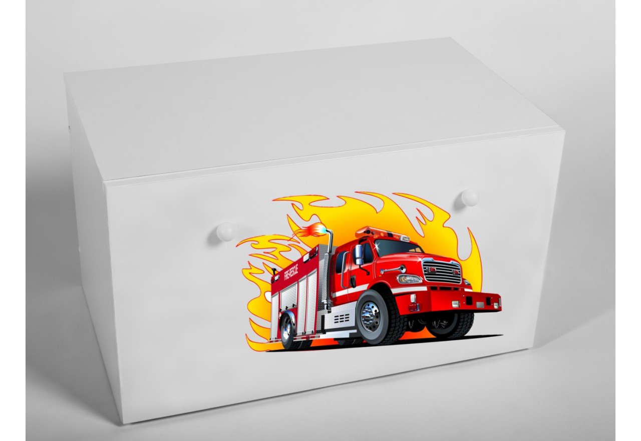 Spielzeugkiste Inza Fire Truck Spielzeugkiste Inza Fire Truck
