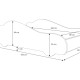 Bett Bogen Lux (80x160) Bett Bogen Lux (80x160)