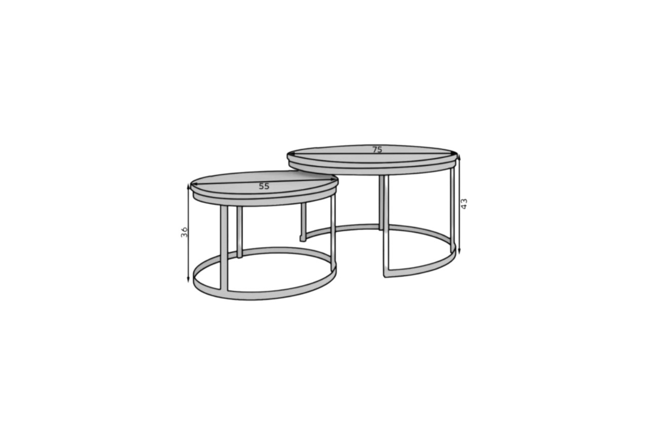 Couchtisch Set Elan Lux Couchtisch Set Elan Lux