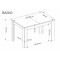 Esstisch Bagio (80x120-160)