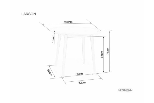 Esstisch Larson LM (90x75)