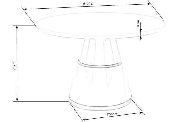 Esstisch Vegas (o120x76)