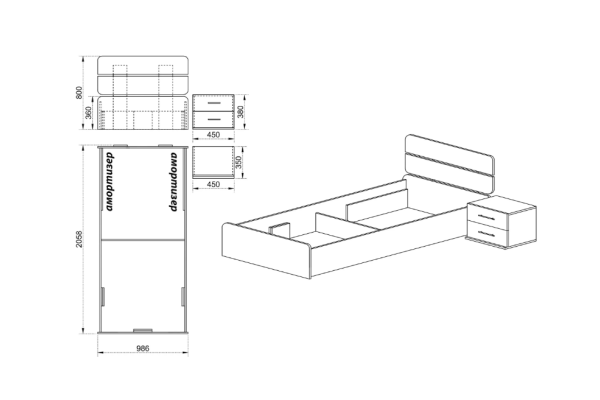 Bed Kido (90x200)