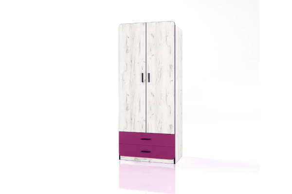 Kleiderschrank Magenta