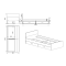 Bett Rocco (90x160) Bett Rocco (90x160)