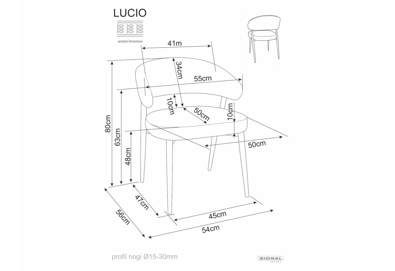Stuhl Lucio Noelle