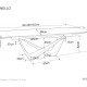 Esstisch Maranello (98x200-290)