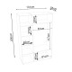 Kleiderschrank Evon (130cm)