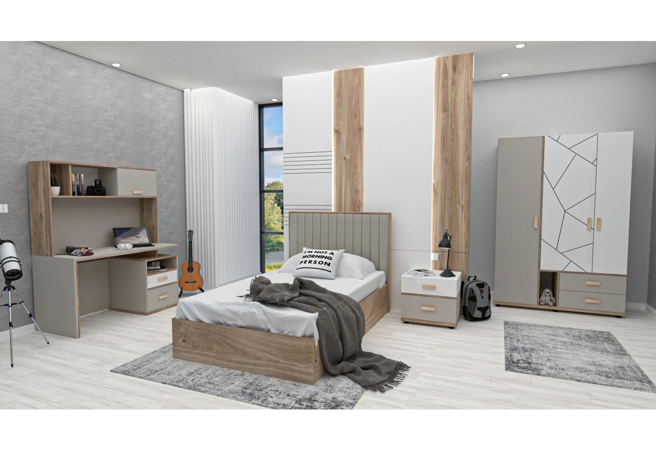 Kleiderschrank Evon (130cm)