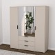 Kleiderschrank Deni L (206cm)