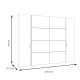 Kleiderschrank Dalate  (270cm)