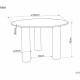 Esstisch Montana (76xo120)