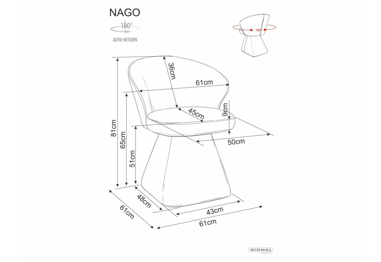Stuhl Nago Noelle