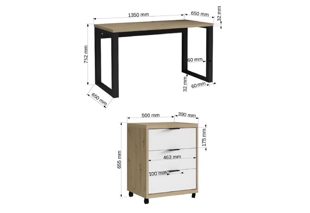 Schreibtisch Hiro Lux Schreibtisch Hiro Lux