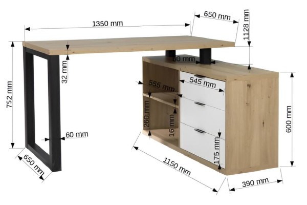 Bürotisch Hiro Premium