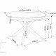 Esstisch Porto Lux (76x120-160)