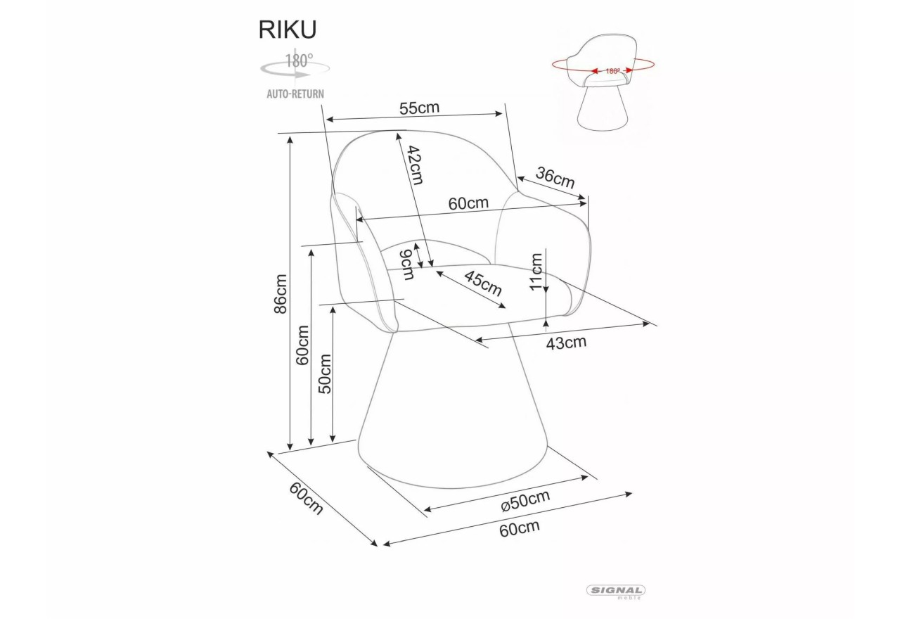 Stuhl Riku Noelle
