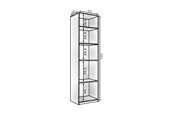 Vitrine Evy II LED