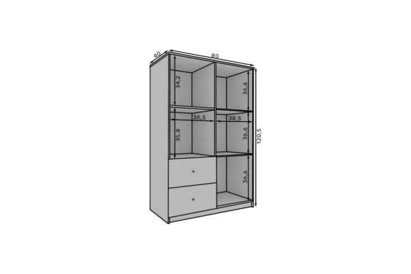 Vitrine Evy LED