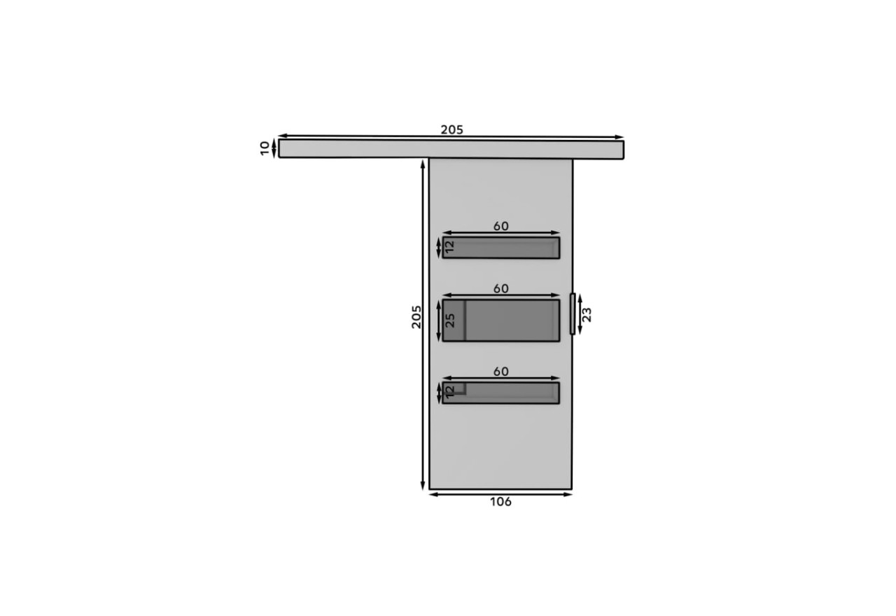 Schiebetüren Desi L >106cm< Schiebetüren Desi L >106cm<
